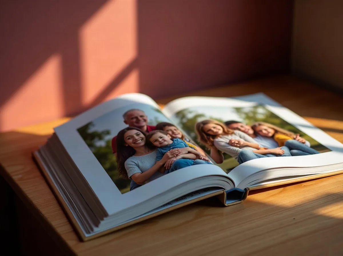 Семейная фотокнига — пример